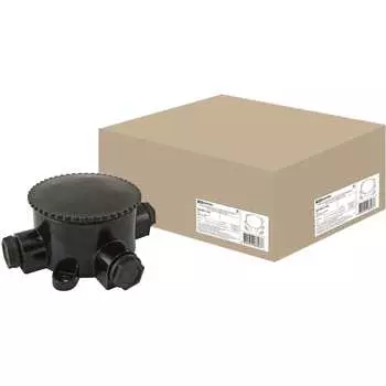 Четырехрожковая электромонтажная коробка TDM ELECTRIC КЭМ 2-660-4 ОП SQ1401-1102