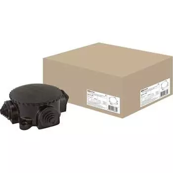 Четырехрожковая электромонтажная коробка TDM ELECTRIC КЭМ 1-10-4М ОП SQ1401-1003