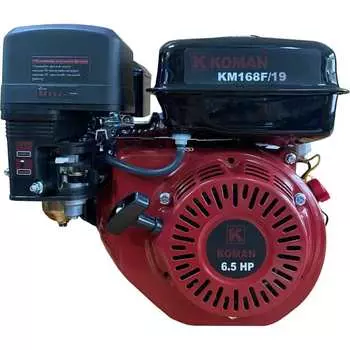 Четырехтактный двигатель бензиновый KOMAN KM168F/19