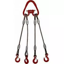 Четырехветвевой канатный строп КантаПлюс опрессовка о4СК-3.2/1.0 м