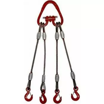 Четырехветвевой канатный строп КантаПлюс опрессовка о4СК-5.0/4.0 м