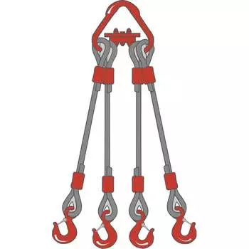 Четырехветвевой канатный строп ТамбовТехСнаб 4СК 7930130720369