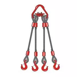 Четырехветвевой канатный строп Tplus