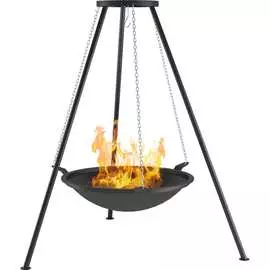 Чугунная костровая чаша Везувий