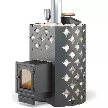 Чугунная печь для бани Везувий