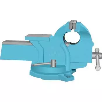 Чугунные поворотные слесарные тиски РАДИАНТ ТСЧ-125 48002