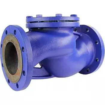 Чугунный фланцевый обратный подъемный клапан DN.ru 287a D100-02376