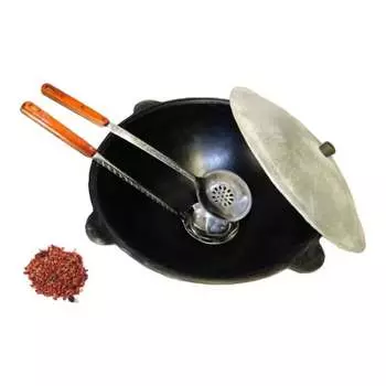 Чугунный казан Davr Metall Узбекский КазУз12ЛКШПС