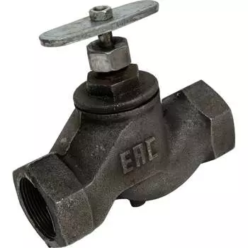 Чугунный муфтовый запорный вентиль Ci D090-00012