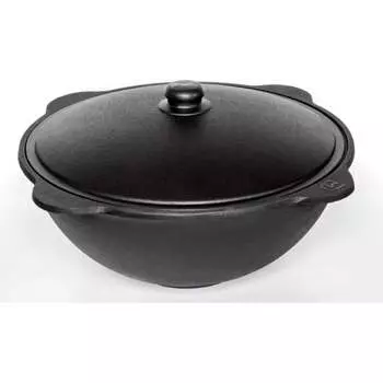 Чугунный узбекский казан Davr Metall казан3,5(плоск)