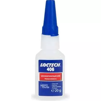 Цианокрилатный клей для эластомеров и резины LOCTECH 406 40620