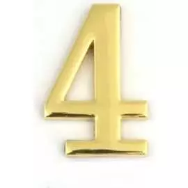 Цифра дверная APECS DN-01-4-Z-G 19002