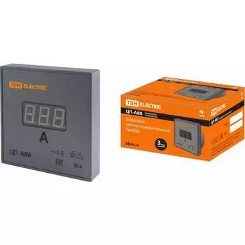 Цифровой амперметр TDM ELECTRIC ЦП-А80 SQ1102-0519