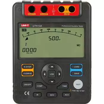 Цифровой измеритель сопротивления изоляции UNI-T UT513A 00-00010273