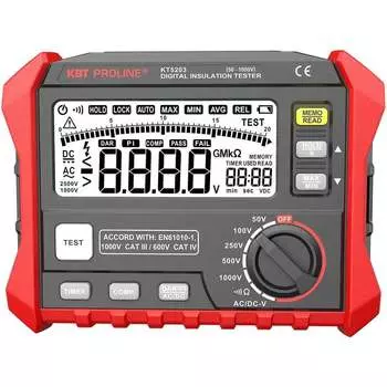 Цифровой мегаомметр КВТ KT 5203 серия PROLINE 89638