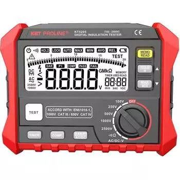 Цифровой мегаомметр КВТ KT 5205 серия PROLINE 89639