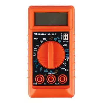 Цифровой мини-мультиметр ЕРМАК DT-182 660-001