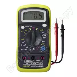Цифровой мультиметр ФАZА MAS838L 5000513