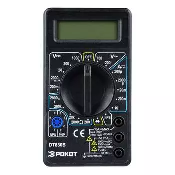 Цифровой мультиметр РОКОТ DT-830В 660-014