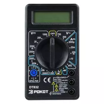 Цифровой мультиметр РОКОТ DT-832 660-015