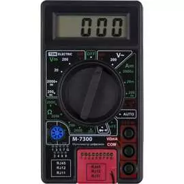 Цифровой мультиметр TDM МастерЭлектрик М-7300 SQ1005-0010