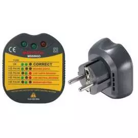 Тестер электросети для евро-розеток Mastech MS6860D 00-00000256