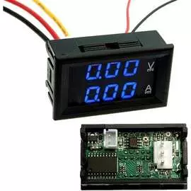 Цифровой вольтметр-амперметр RUICHI 97667