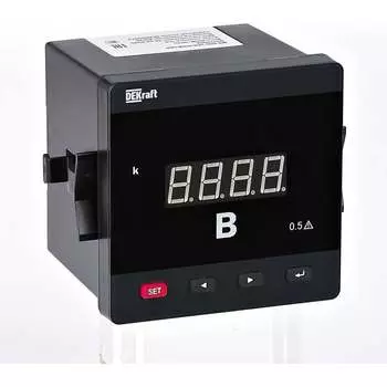 Цифровой вольтметр DEKraft ВМ-72D 50357DEK