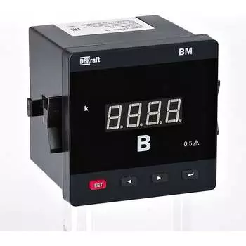 Цифровой вольтметр DEKraft ВМ-72D 50364DEK