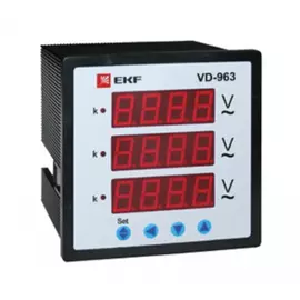 Цифровой вольтметр на панель EKF PROxima SQ vd-963