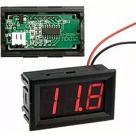 Цифровой вольтметр RUICHI V27T-DL Red 97671