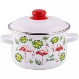 Цилиндрическая эмалированная кастрюля appetite