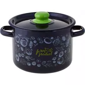 Цилиндрическая эмалированная кастрюля appetite Berry 1с17с Berry