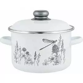 Цилиндрическая эмалированная кастрюля appetite FLORA-2 1RD161M FLORA