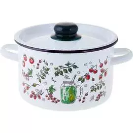 Цилиндрическая эмалированная кастрюля appetite