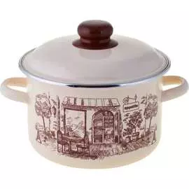 Цилиндрическая эмалированная кастрюля appetite CAFE 1RD181М CAFE