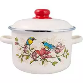 Цилиндрическая эмалированная кастрюля appetite