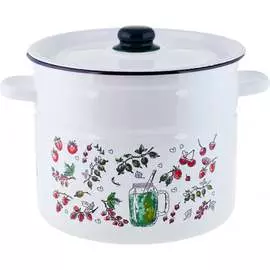 Цилиндрическая эмалированная кастрюля appetite