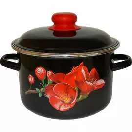 Цилиндрическая эмалированная кастрюля appetite