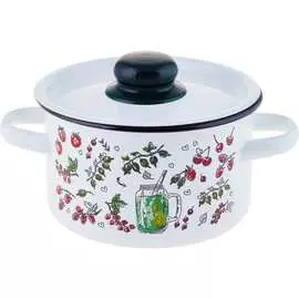 Цилиндрическая эмалированная кастрюля appetite