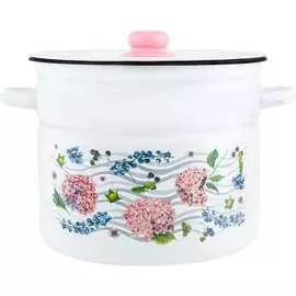 Цилиндрическая эмалированная кастрюля appetite