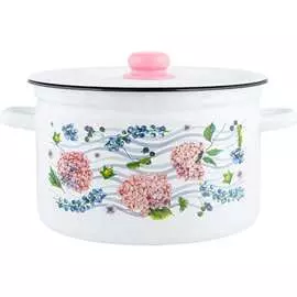 Цилиндрическая эмалированная кастрюля appetite