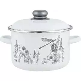 Цилиндрическая эмалированная кастрюля appetite FLORA-2 1RD181M FLORA