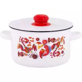 Цилиндрическая эмалированная кастрюля appetite Паприка 1с15с/1 Паприка