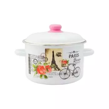 Цилиндрическая эмалированная кастрюля appetite Париж 1RD181М Париж