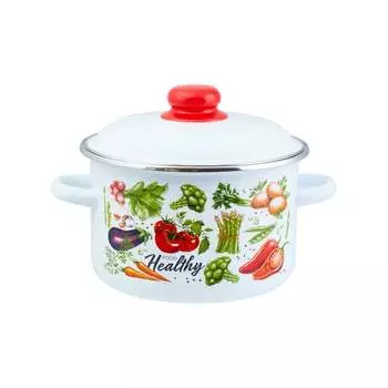 Цилиндрическая эмалированная кастрюля appetite Veggies 1RD161M Veggies