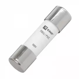 Цилиндрическая плавкая вставка EKF ПВЦ PROxima pvc-10x38-8