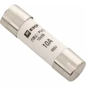 Цилиндрическая плавкая вставка EKF ПВЦ PROxima pvc-10x38-10