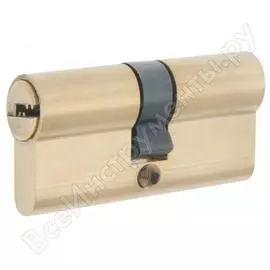 Цилиндровый механизм булат мц "f" 62 31*31 6 пин. латунь 5 перфорированных ключей 09203