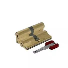 Цилиндровый механизм cisa rs3 ol3s1-18.66 80 мм/35+10+35, латунь 22983